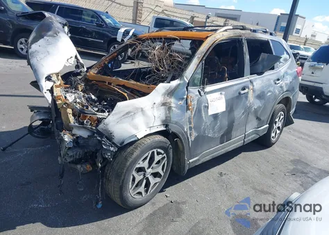 2021 Subaru Forester Premium from USA, damaged, VIN JF2SKAJC3MH519439